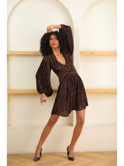 THR3LETTER - Siesta Pleated Dress