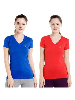 Bodycare - Bodyactive Pack Of 2 Women'S Tshirt - Multi-Color
