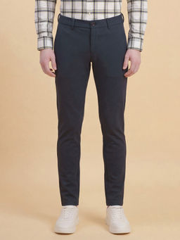 Being Human - Blue Slim Fit Men's Mid Rise Chinos