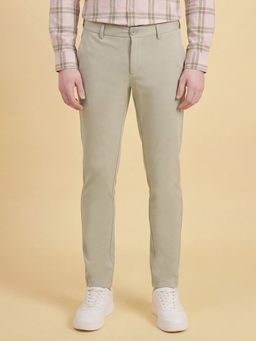 Being Human - Beige Slim Fit Men's Mid Rise Chinos