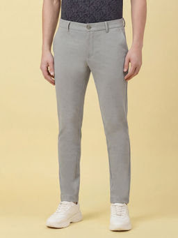 Being Human - Grey Slim Fit Men's Mid Rise Chinos