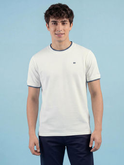 Being Human - White Half Sleeve Crew Neck Men's T-Shirt