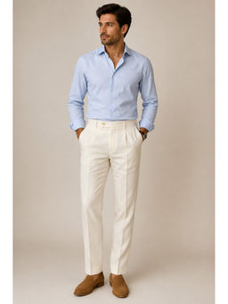Denro - Comfort-Finish Tailored Fit Polyester Lyocell Blend Trouser