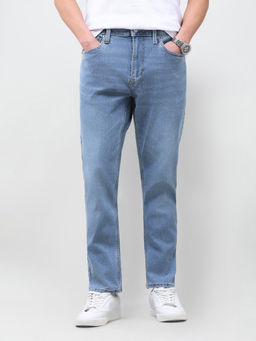 U.S. Polo Assn. Denim Co. - Men's Cole Comfort Cropped Fit Blue Jeans