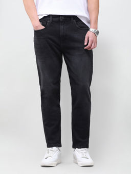 U.S. Polo Assn. Denim Co. - Men's Cole Comfort Cropped Fit Black Jeans