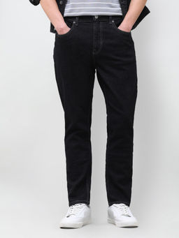 U.S. Polo Assn. Denim Co. - Men's Cole Comfort Cropped Fit Black Jeans