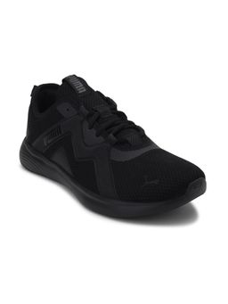 Puma - Unisex Black SOFTRIDE Vital Mesh Running Shoes