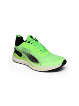 Puma - Men Green Stride Lite Cushioned Running Shoes