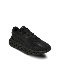 Puma - Unisex Black Softride Frequence Running Shoes