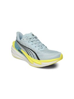 Puma - Women Blue Deviate NITRO 4 Max Running Shoes