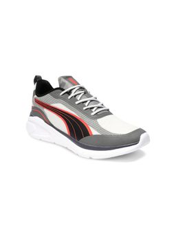 Puma - Men White Evoflex MaxGrip Lightweight Running Shoes