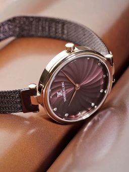 Daniel Klein - Maroon Dial Analog Watches For Women DK11904-6