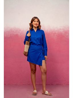 DEASHA INDIA - Brynn Blue Shirt and Skorts