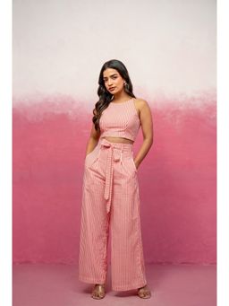 DEASHA INDIA - Callie Pink Striped Co-Ord Set