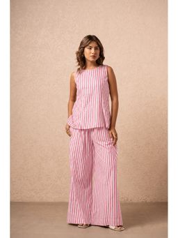 DEASHA INDIA - Joyce Pink Striped Co-Ord Set