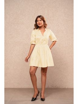 DEASHA INDIA - Lucia Yellow Short Dress