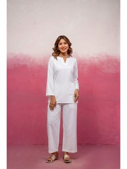 DEASHA INDIA - Rivika White Co-Ord Set