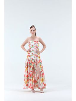 XAYA - Gladys Off Shoulder Maxi Dress