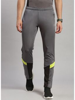 Rock.it - Men Grey Polyester Blend Solid Jogger Pant