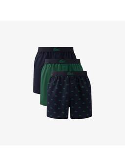 Lacoste - Multi-Color Cotton Poplin Boxers (Pack Of 3)