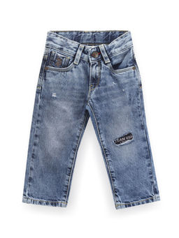 U.S. POLO ASSN. - Boys Blue Distressed Stone Wash Jeans