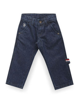 U.S. POLO ASSN. - Boys Navy Blue Relaxed Fit Blue Jeans