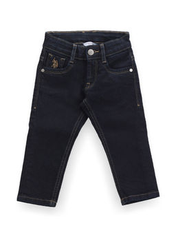 U.S. POLO ASSN. - Boys Navy Blue Rinsed Jeans