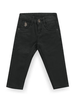 U.S. POLO ASSN. - Boys Charcoal Clean Look Slim Fit Jeans