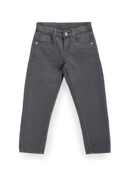 U.S. POLO ASSN. - Boys Grey Clean Look Slim Fit Jeans