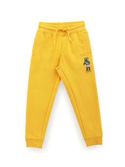 U.S. POLO ASSN. - Boys Yellow Solid With Mascot Joggers