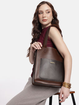 Celtic - Brown Leather Hand Bag Your Stylish Companion