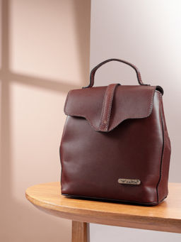 Celtic - Chic Small Brown Fashion Meets Function Backpack