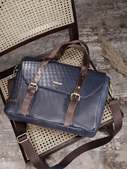 Celtic - Vintage Blue Messenger Bag For Men And Women