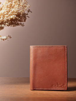 Celtic - Premium Tan Genuine Leather Men's Wallet -Tan
