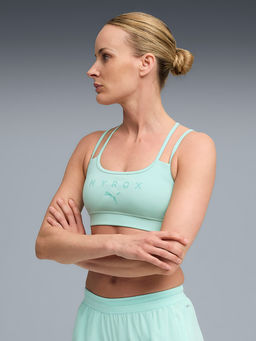 Puma - Green Hyrox Move Women Strappy Training Bra