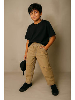 Tales & Stories - Boys Khaki Cotton Trouser