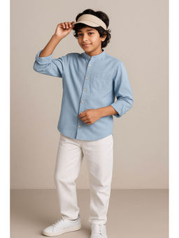 Tales & Stories - Boys Blue Cotton Shirt