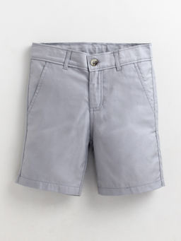 CHERRY CRUMBLE BY NITT HYMAN - Grey Solid Rookie Shorts