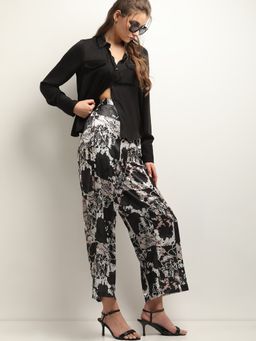 VERO MODA - Multi-Color Floral Wide Leg Pant