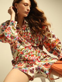 VERO MODA - Multi-Color Printed Shirt