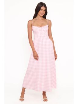 Petal & Pup - Tilbury Midi Dress - Pink Gingham
