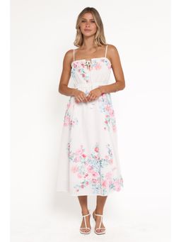 Petal & Pup - Mireya Midi Dress - White Floral