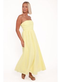 Petal & Pup - Kayt Strapless Dress - Butter Yellow
