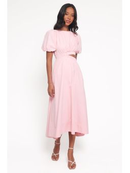 Petal & Pup - Aminah Puff Sleeve Dress - Pink