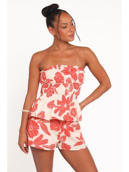 Petal & Pup - Luna Floral Short Set - Red