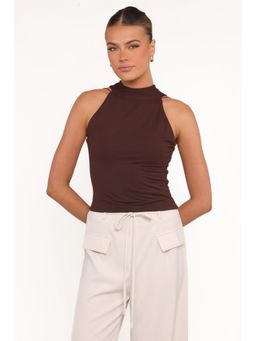 Petal & Pup - Aries Knit Halter Top - Brown