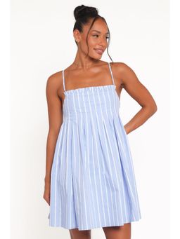 Petal & Pup - Cole Mini Dress - Blue Stripe