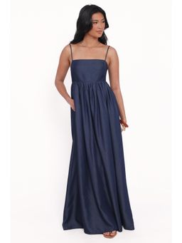 Petal & Pup - Odessa Maxi Dress - Dark Chambray