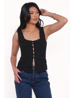 Petal & Pup - Jayda Top - Black