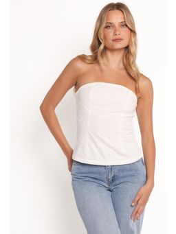 Petal & Pup - Toria Strapless Top - White